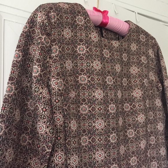 Mango MNG jacquard dress with padded shoulders - Picture 3 of 8